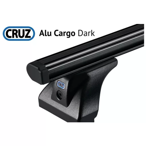 Tetőcsomagtartó Renault Trafic 14-, CRUZ ALU Cargo Dark