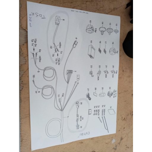 Rozbaleno: Elektroinstalace 13-pin Westfalia 307402300113