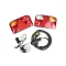 Utánfutó elektromos vezeték 13pin / 5 m FT-88 lámpákkal, SET