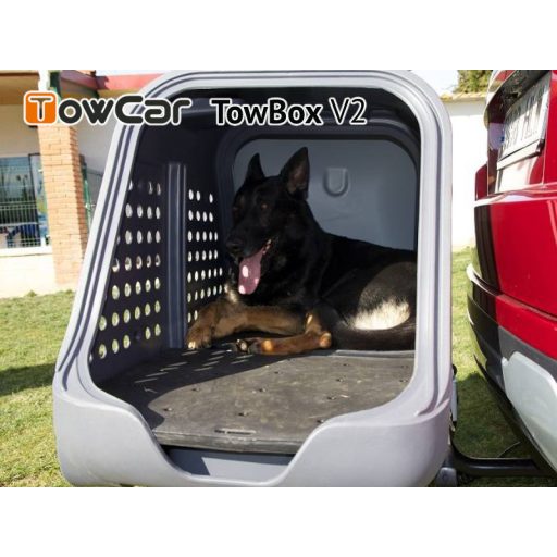 TowCar TowBox V2 Dog szürke, vonóhoroghoz