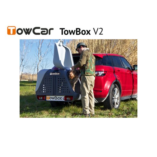 TowCar TowBox V2 Dog szürke, vonóhoroghoz