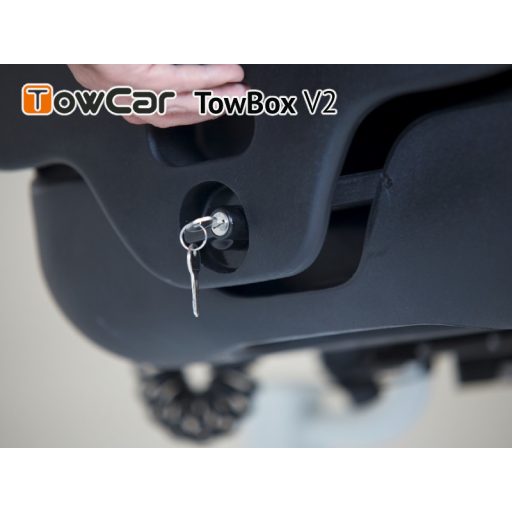 TowCar TowBox V2 Dog fekete, vonóhoroghoz