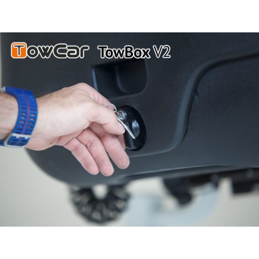 TowCar TowBox V2 Dog fekete, vonóhoroghoz
