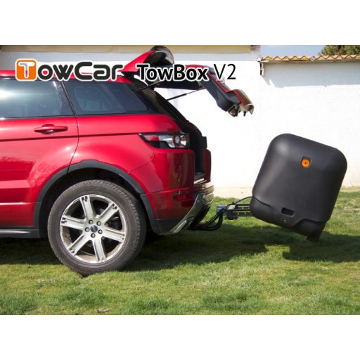 TowCar TowBox V2 Dog fekete, vonóhoroghoz