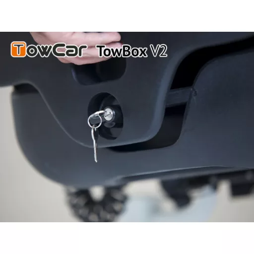 TowCar TowBox V2 fekete, vonóhoroghoz