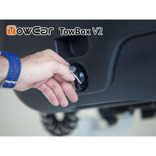 TowCar TowBox V2 fekete, vonóhoroghoz