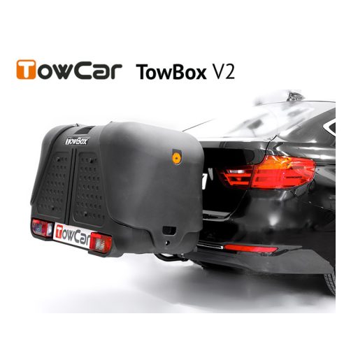 TowCar TowBox V2 fekete, vonóhoroghoz