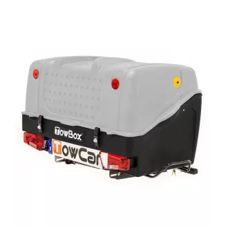 TowCar TowBox V1 kutyáknak, szürke, vontatóeszközhöz