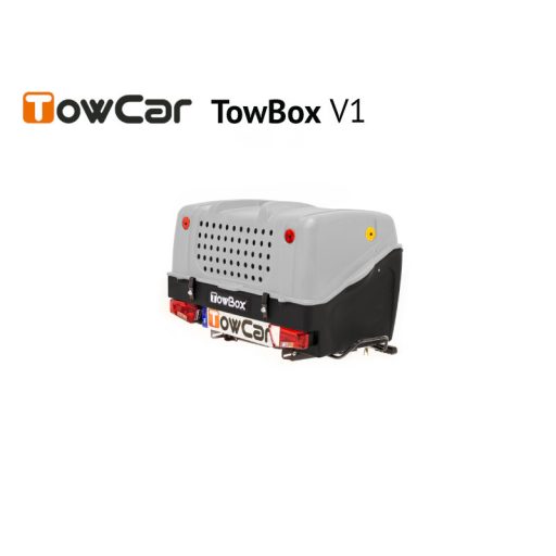 TowCar TowBox V1 kutyáknak, szürke, vontatóeszközhöz