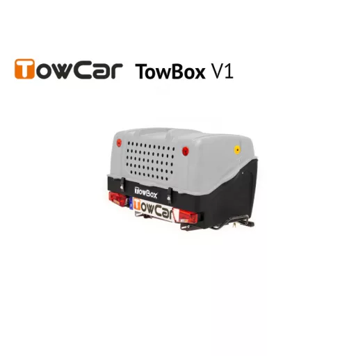 TowCar TowBox V1 kutyáknak, szürke, vontatóeszközhöz