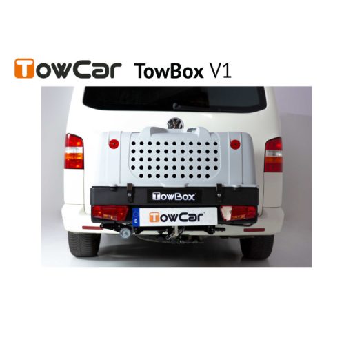 TowCar TowBox V1 kutyáknak, szürke, vontatóeszközhöz