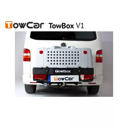 TowCar TowBox V1 kutyáknak, szürke, vontatóeszközhöz