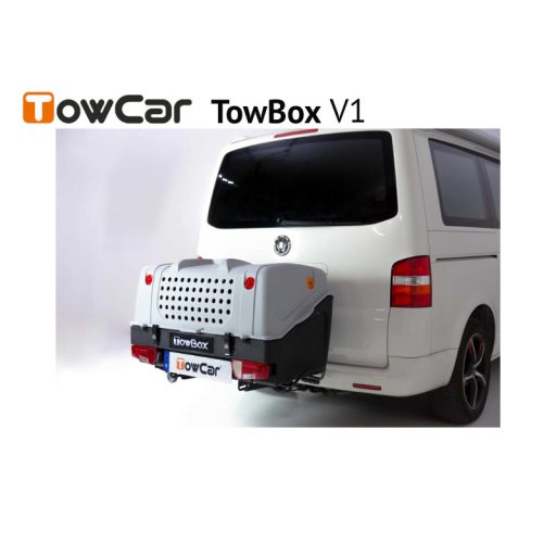 TowCar TowBox V1 kutyáknak, szürke, vontatóeszközhöz