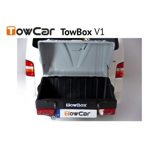 TowCar TowBox V1 kutyáknak, szürke, vontatóeszközhöz