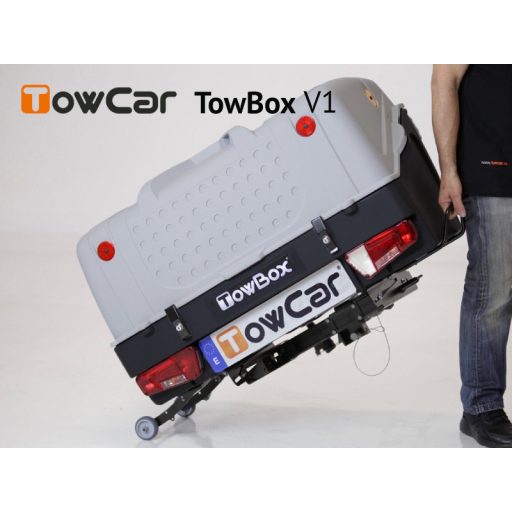 TowCar TowBox V1 szürke, vonóhoroghoz