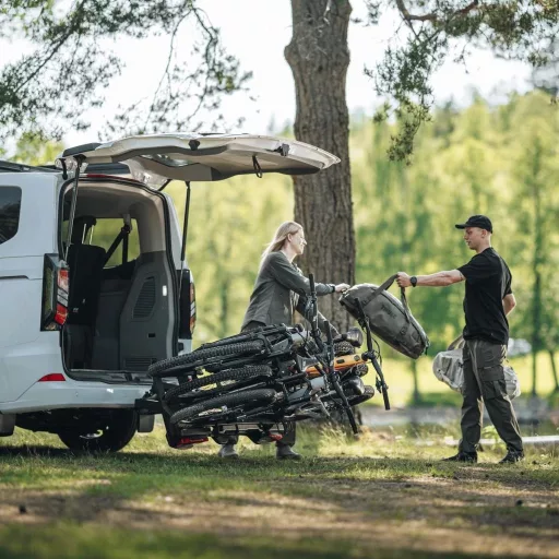 Thule VeloSpace 3 3B kerékpártartó - 3 kerékpár számára, vonóhorogra rögzíthető