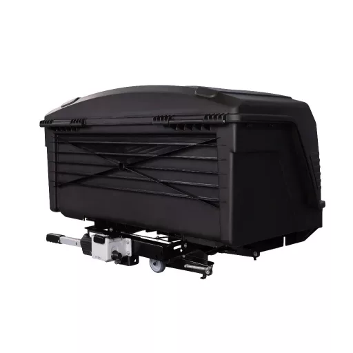 Vonóhorog szállítódoboz TowBox V5, fekete