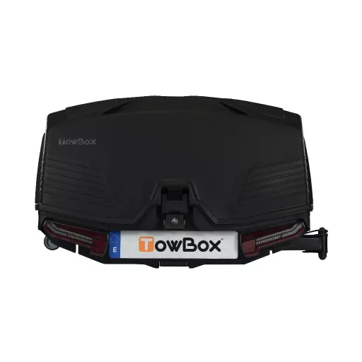 Vonóhorog szállítódoboz TowBox V5 Swing S, fekete
