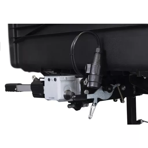 Vonóhorog szállítódoboz TowBox V5 Swing S, fekete