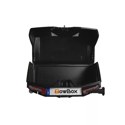 Vonóhorog szállítódoboz TowBox V5 Swing S, fekete