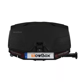 Vonóhorog szállítódoboz TowBox V5 Swing L, fekete