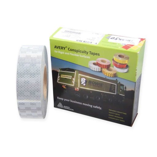 Prizma ragasztószalag szilárd felületre, fehér, 10 m