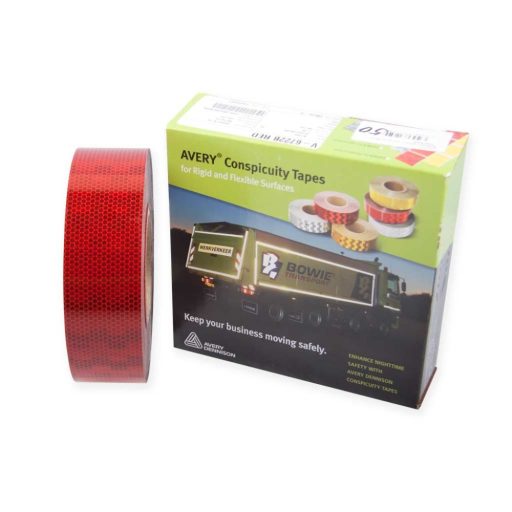 Prizma ragasztószalag szilárd felületre, piros, 10 m