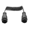 Spirális összekötő kábel 2 x 13-pin, 13 x 1 mm