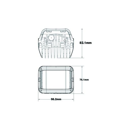 Munkalámpa LED, szett 2 db (2x 2800 lm), 6xLED