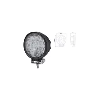 Munkalámpa LED 2200 lm, 135x110x40 mm, 9xLED
