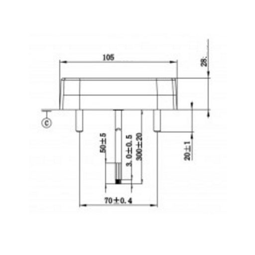 Egyesített lámpa LED, helyzetjelző, fék, rendszám világítás, irányjelző