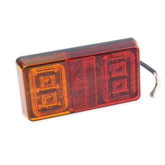   Egyesített lámpa LED, rendszám világítás nélkül,150x80 mm, 12/24 V