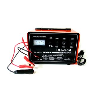 Akkumulátor töltő 30 A, 12/24 V, lemez
