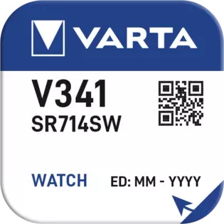 Varta ezüst-oxid gombelem - V341