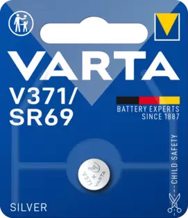 Varta ezüst-oxid gombelem - V371/SR69