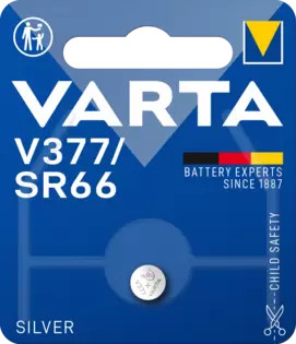 Varta ezüst-oxid gombelem - V377/SR66