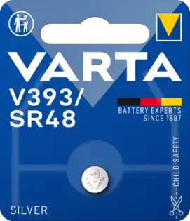 Varta ezüst-oxid gombelem - V393/SR48