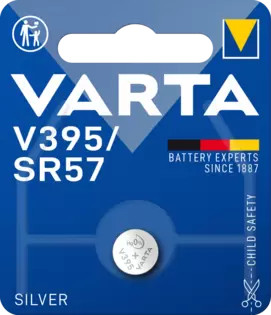 Varta ezüst-oxid gombelem - V395/SR57