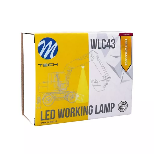 Munkalámpa - Performance Series -  Square 16x3W LED 48W 10-32V Flood - WLC43