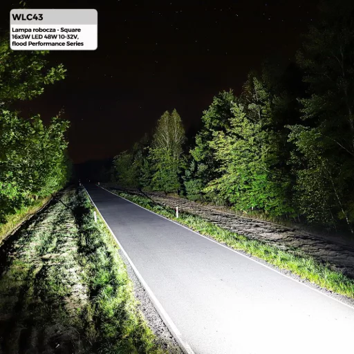Munkalámpa - Performance Series -  Square 16x3W LED 48W 10-32V Flood - WLC43