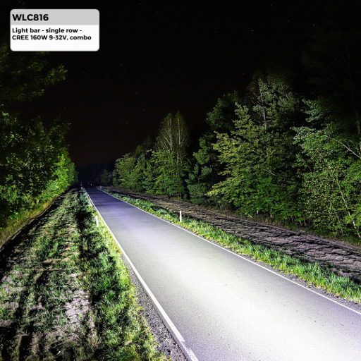 Fényhíd - Egysoros - CREE 160W 9-32V Combo - WLC816