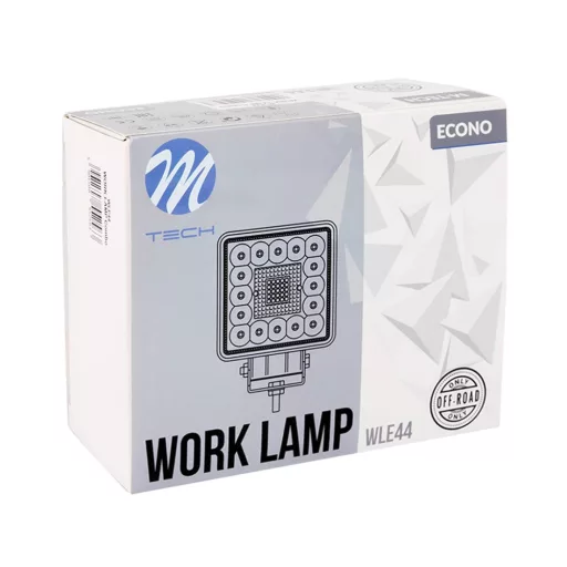 Munkalámpa M-TECH ECONO 4" 41xSMD3030 - Square 42W 10-30V Combo - WLE44