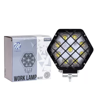   Munkalámpa M-TECH ECONO 4" 9x3W Hex 27W 12-30V 4D Spot - WLE52