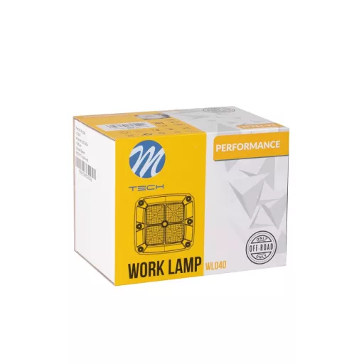 Munkalámpa - Performance Series - Square 4x5W LED 20W 10-32V Flood - WLO40