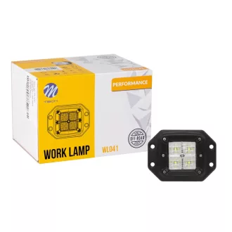   Munkalámpa - Performance Series - Square 4x5W LED 20W 10-32V Flood - WLO41