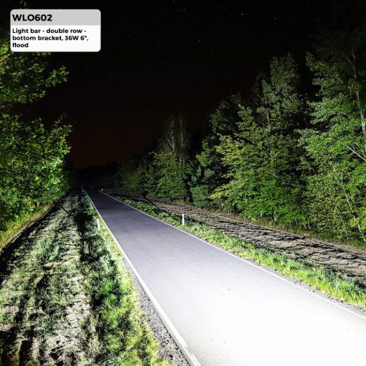 Fényhíd - Dupla soros - Bottom Bracket, 36W 6" Flood - WLO602