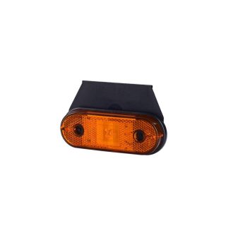   HORPOL LED marker light - HOR61 LD624 narancs with reflector, hanging 12/24V ECE - WMLHOR624