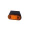 HORPOL LED marker light - HOR61 LD624 narancs with reflector, hanging 12/24V ECE - WMLHOR624