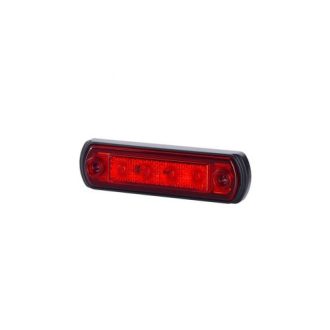   HORPOL LED marker light - HOR65 LD677 piros with reflector 12/24V ECE - WMLHOR677