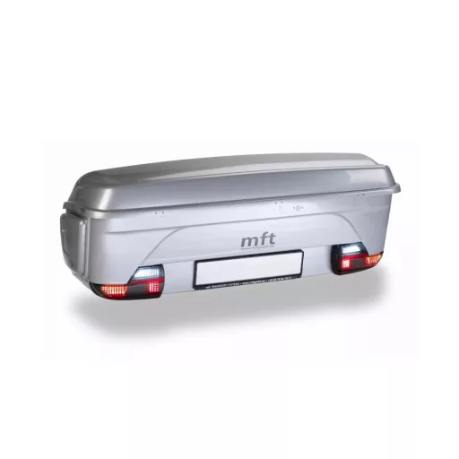 Szállító box MFT Silver vonóhorogra, BackBox